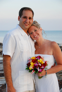 couple on beach key west