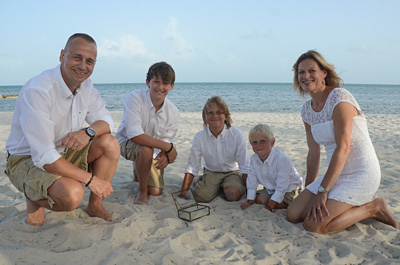 vow renewal on the beach